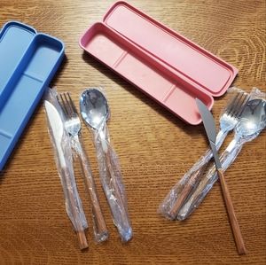 Premium Portable/Travel Utensils- 2 sets!